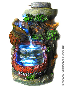 Комнатный декоративный фонтан Серебряная вода