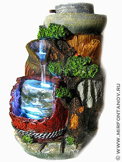 Комнатный декоративный фонтан Серебряная вода