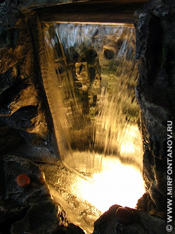 Напольный водопад Горная мельница