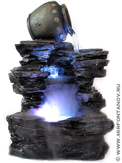 Водопад для дома Каменный водопад